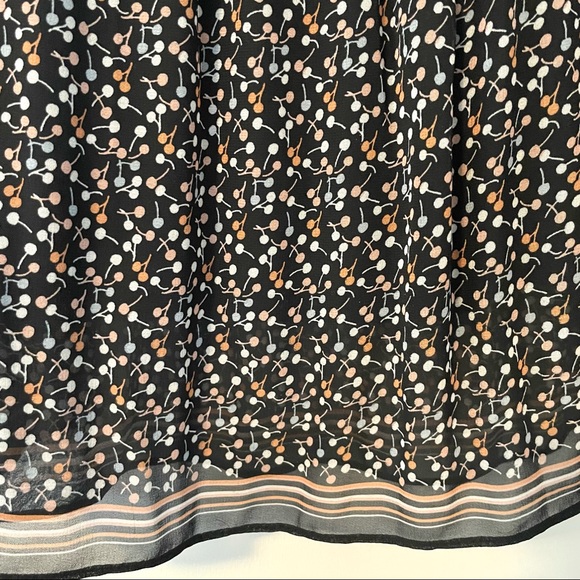 Max Studio Gathered Waist Floral Print Skirt NWT - Picture 3 of 7